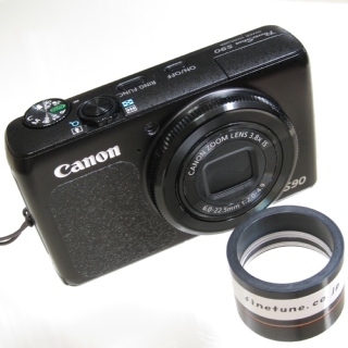 Canon S90 and the original loupe