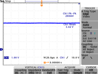 3.3V line wave form