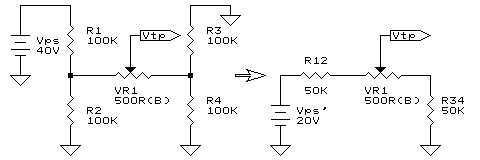 voltage divider and trimmer